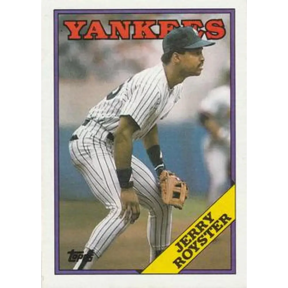 1988 Topps #257 Jerry Royster NM-MT New York Yankees Baseball Card  Image 1