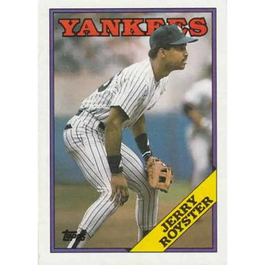 1988 Topps #257 Jerry Royster NM-MT New York Yankees Baseball Card  Image 1