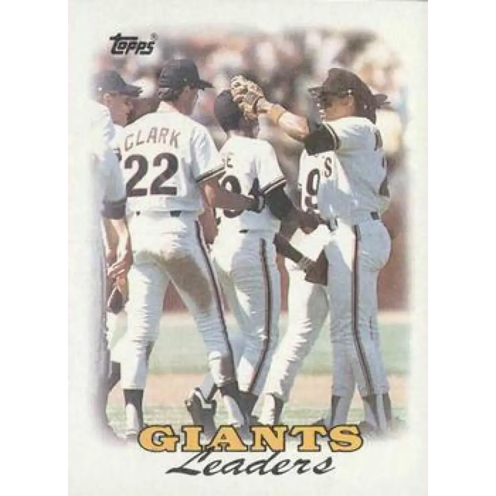 1988 Topps #261 Will Clark NM-MT San Francisco Giants Baseball Card  Image 1