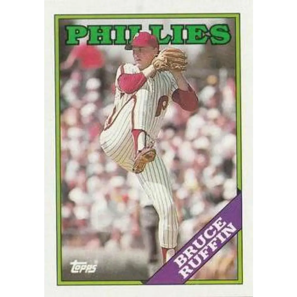 1988 Topps #268 Bruce Ruffin NM-MT Philadelphia Phillies Baseball Card  Image 1