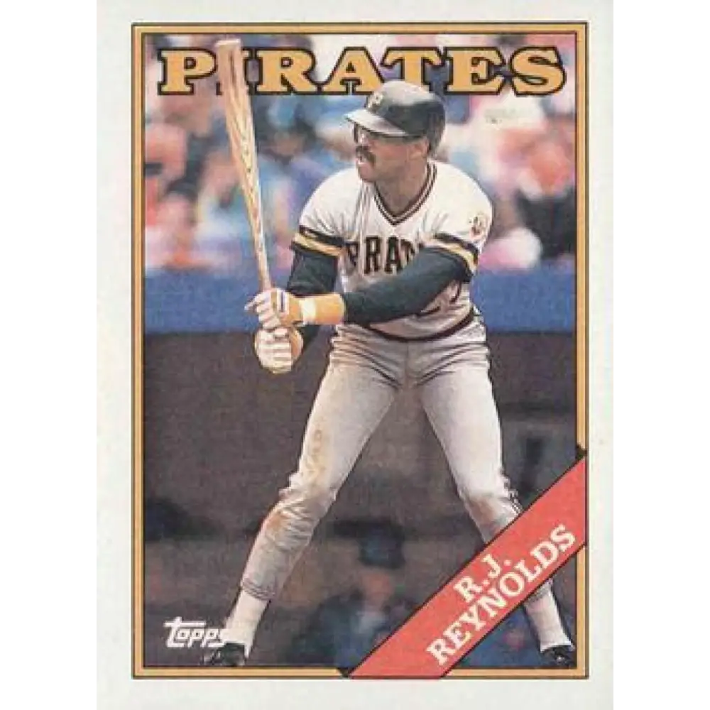 1988 Topps #27 R.J. Reynolds NM-MT Pittsburgh Pirates Baseball Card  Image 1