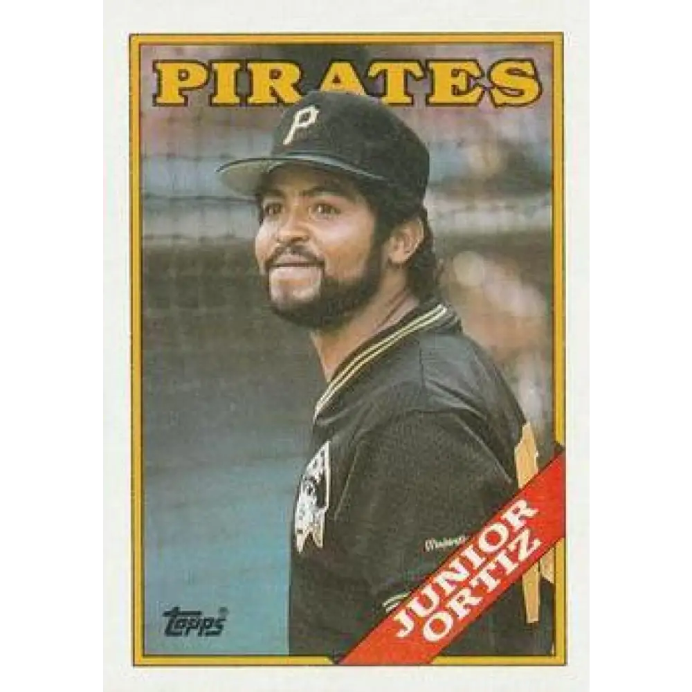 1988 Topps #274 Junior Ortiz NM-MT Pittsburgh Pirates Baseball Card  Image 1