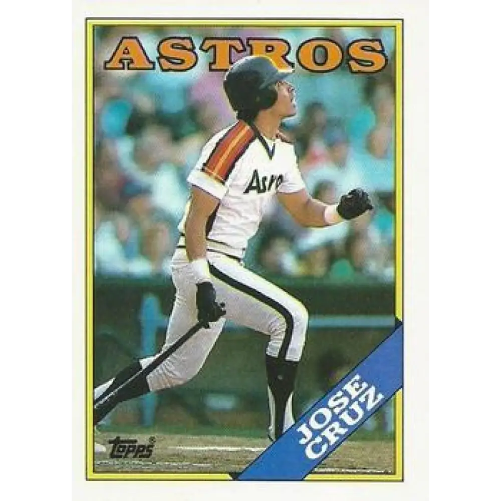 1988 Topps #278 Jose Cruz NM-MT Houston Astros Baseball Card  Image 1
