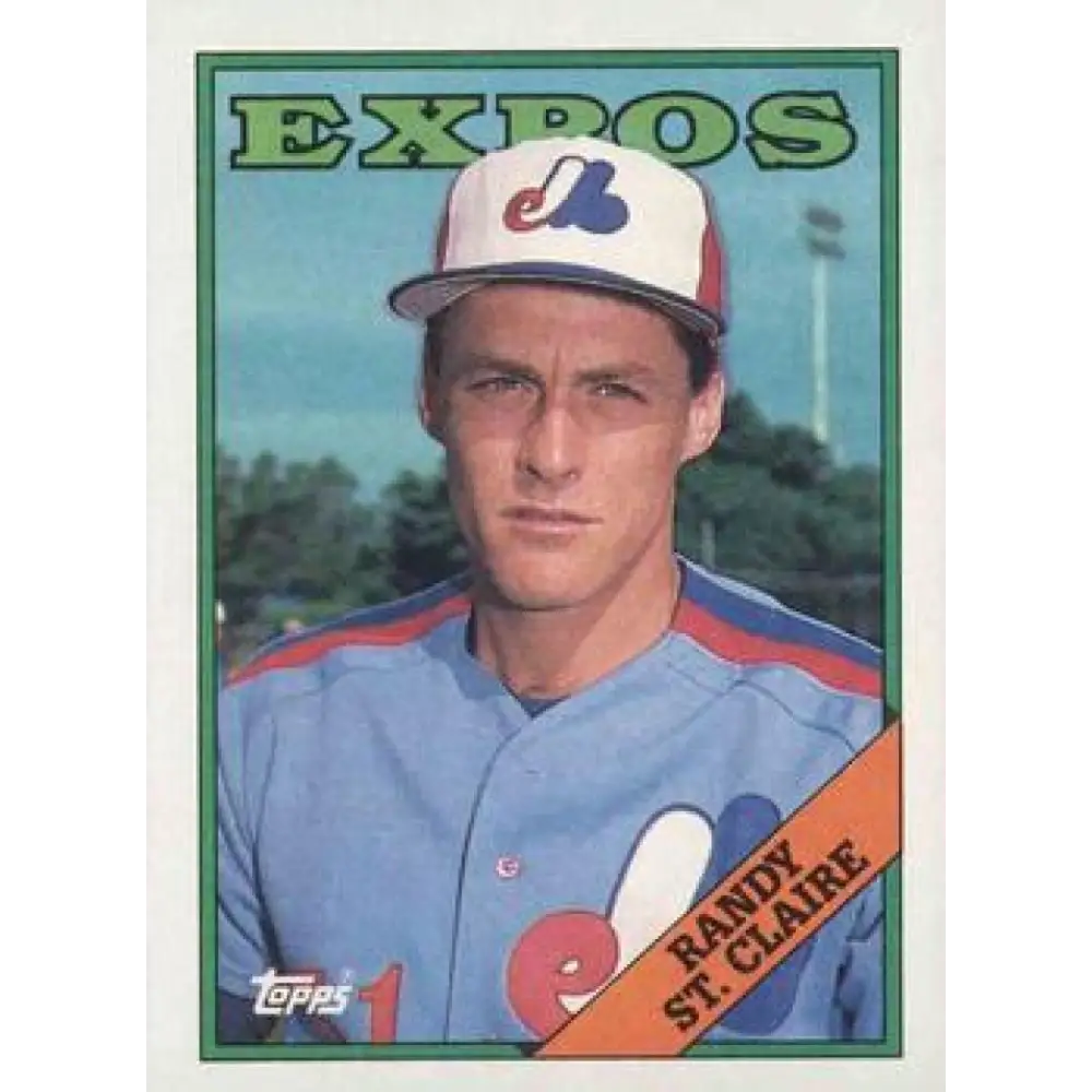 1988 Topps #279 Randy St. Claire NM-MT Montreal Expos Baseball Card  Image 1