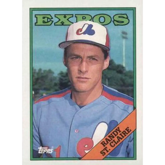 1988 Topps #279 Randy St. Claire NM-MT Montreal Expos Baseball Card  Image 1