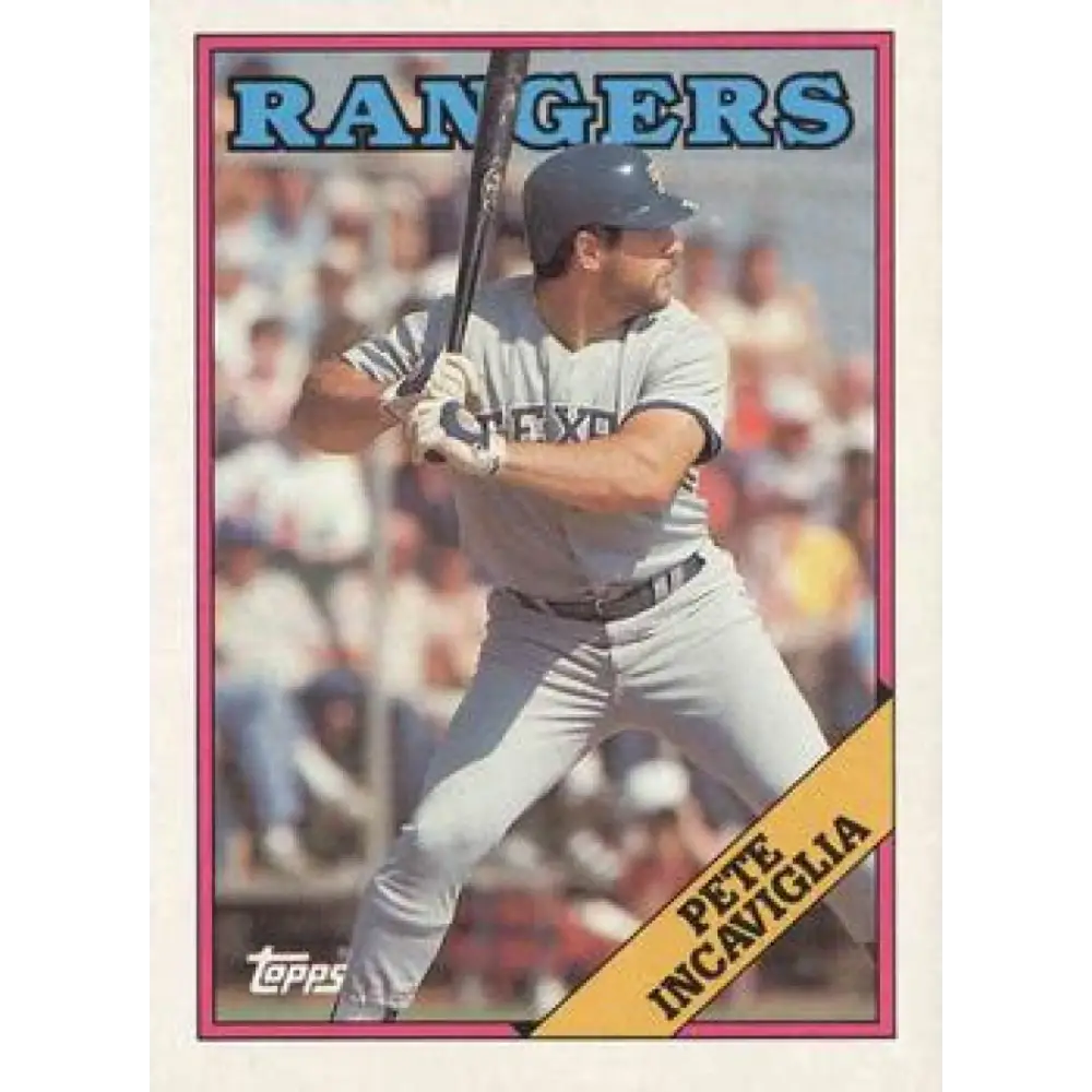 1988 Topps #280 Pete Incaviglia NM-MT Texas Rangers Baseball Card  Image 1