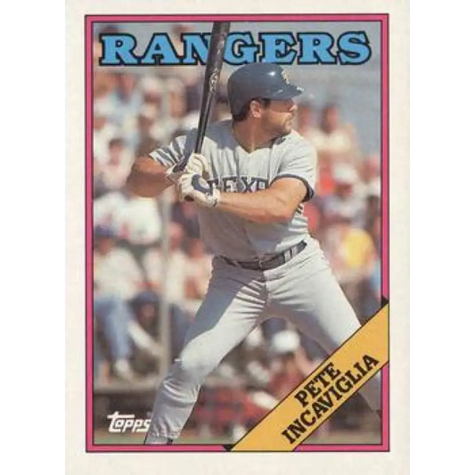 1988 Topps #280 Pete Incaviglia NM-MT Texas Rangers Baseball Card  Image 1