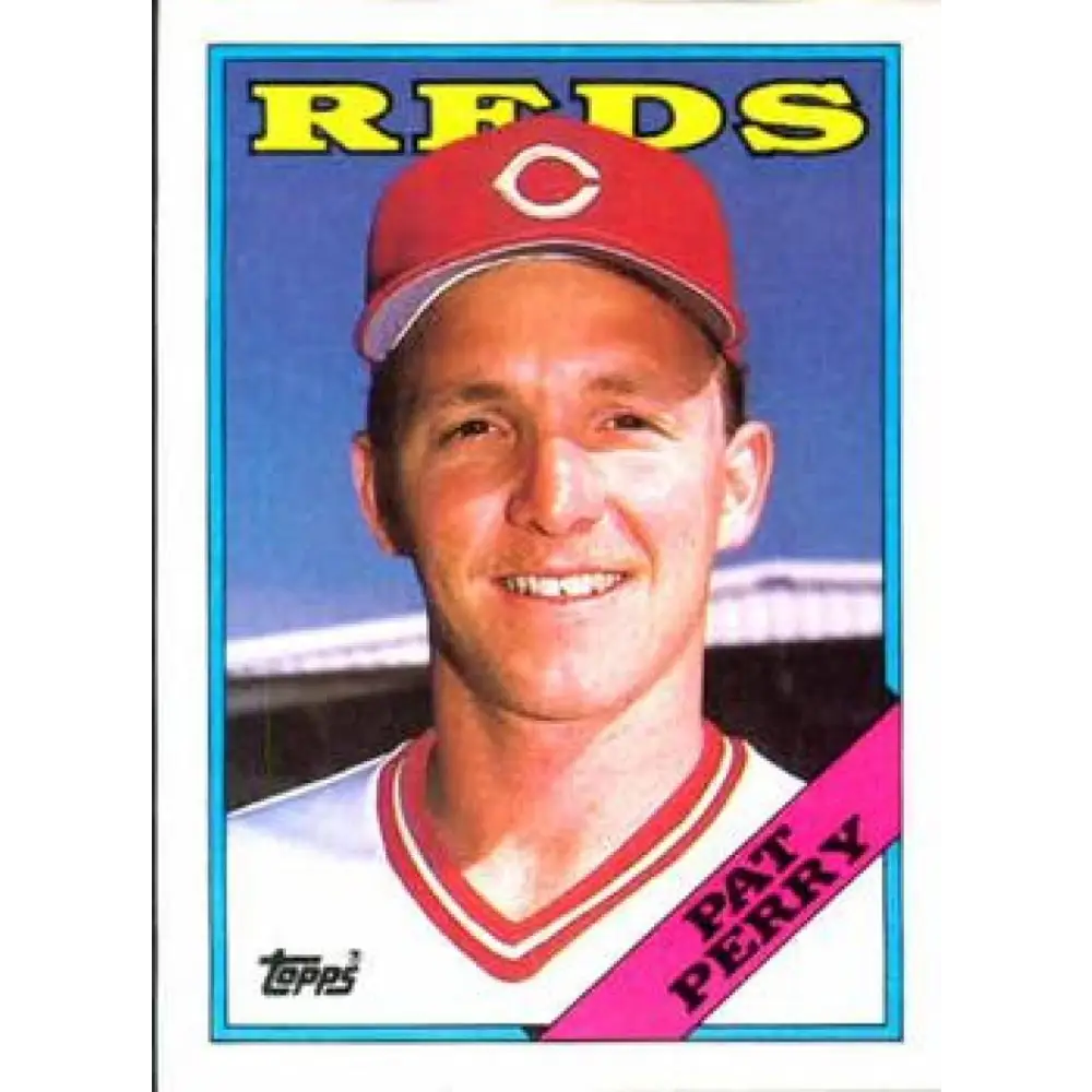 1988 Topps #282 Pat Perry NM-MT Cincinnati Reds Baseball Card  Image 1