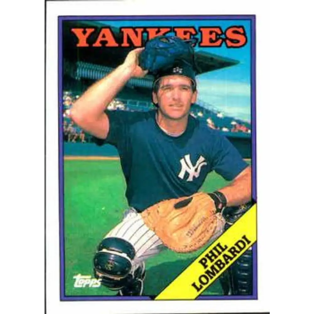 1988 Topps #283 Phil Lombardi NM-MT New York Yankees Baseball Card  Image 1