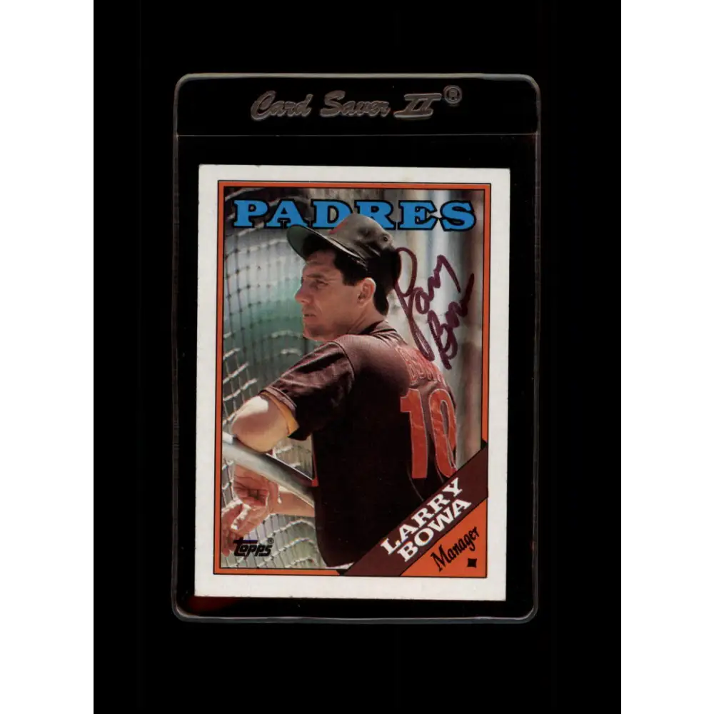1988 Topps #284 Larry Bowa NM-MT San Diego Padres Baseball Card  Image 1