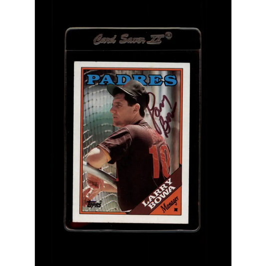 1988 Topps #284 Larry Bowa NM-MT San Diego Padres Baseball Card  Image 1