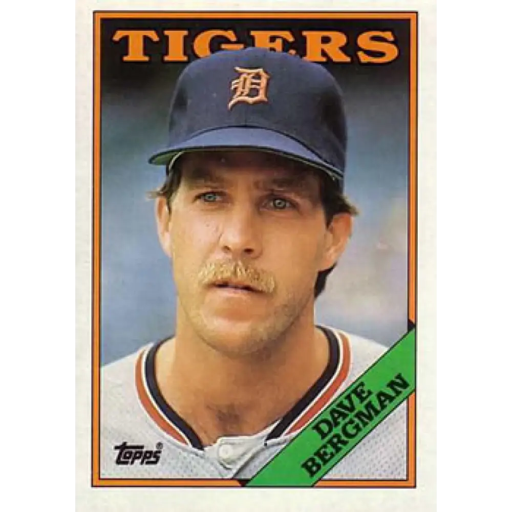 1988 Topps #289 Dave Bergman NM-MT Detroit Tigers Baseball Card  Image 1