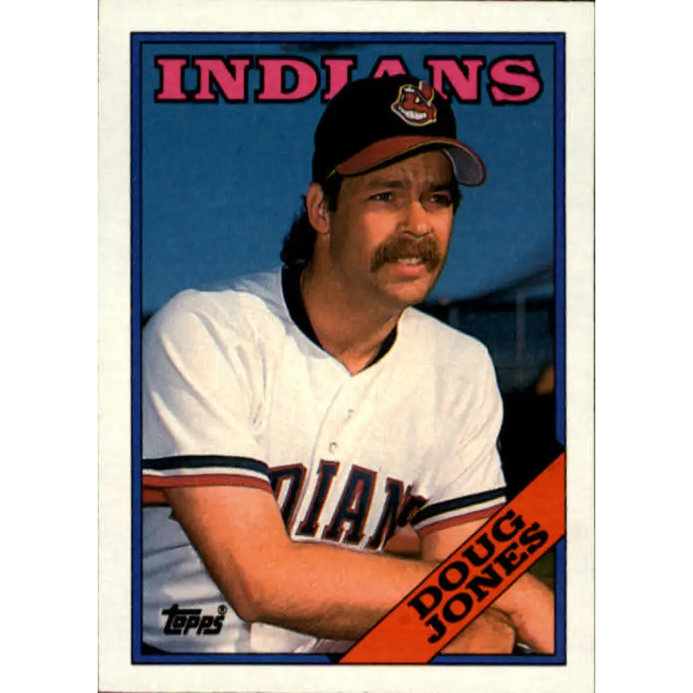 1988 Topps #293 Doug Jones NM-MT RC Rookie Cleveland Indians Baseball Card  Image 1