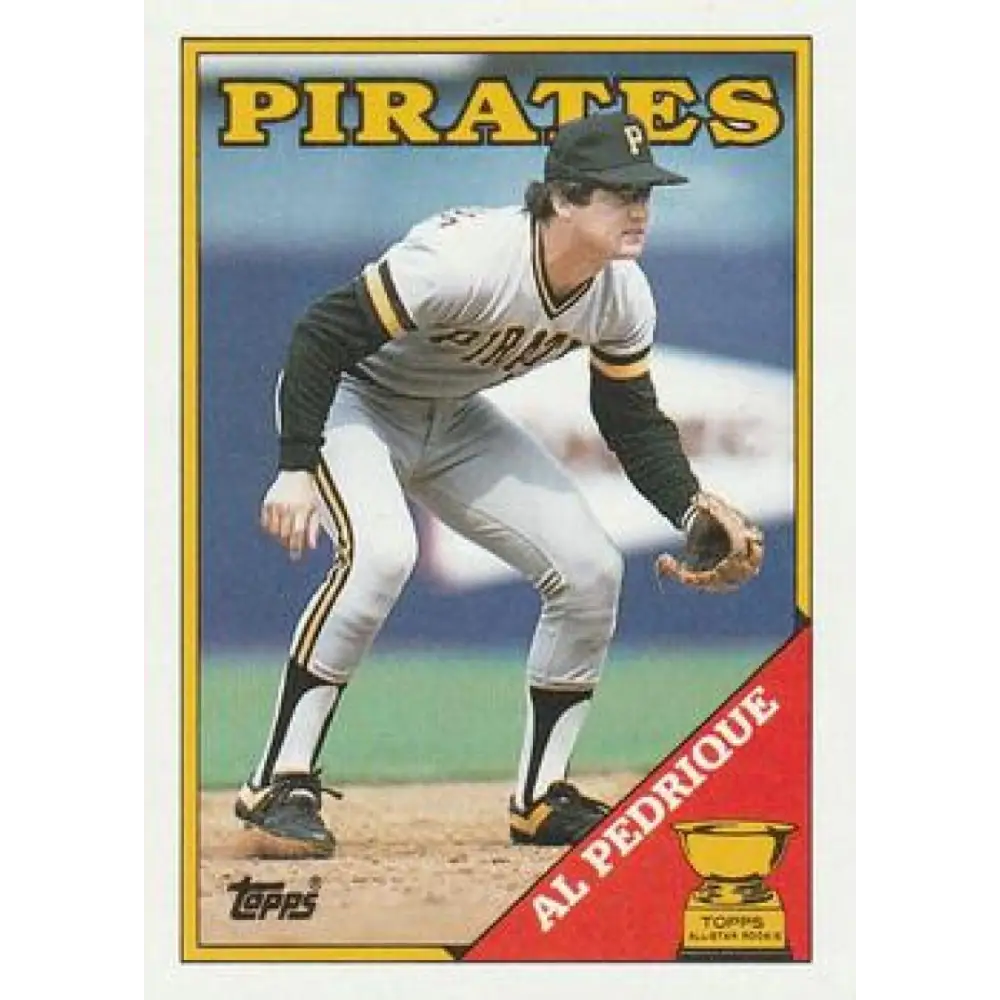 1988 Topps #294 Al Pedrique NM-MT Pittsburgh Pirates Baseball Card  Image 1