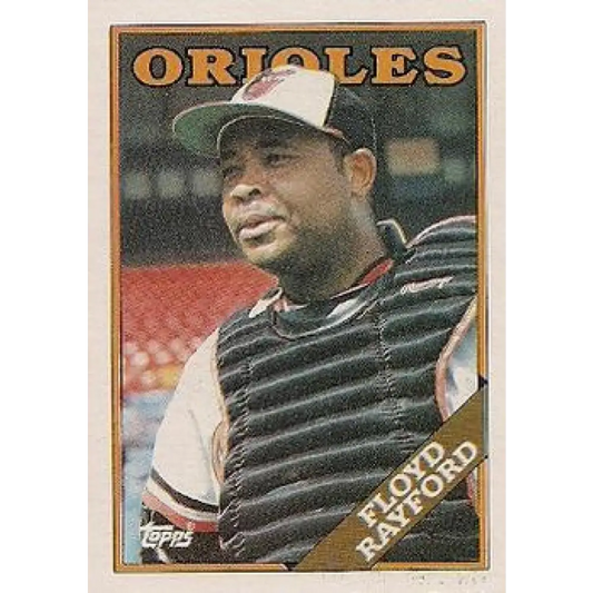 1988 Topps #296 Floyd Rayford NM-MT Baltimore Orioles Baseball Card  Image 1