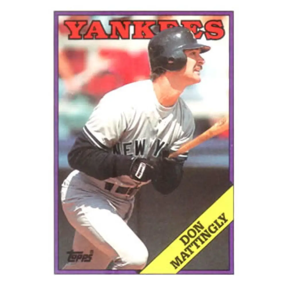 1988 Topps #300 Don Mattingly NM-MT New York Yankees Baseball Card  Image 1