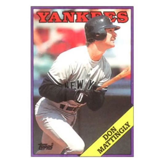 1988 Topps #300 Don Mattingly NM-MT New York Yankees Baseball Card  Image 1
