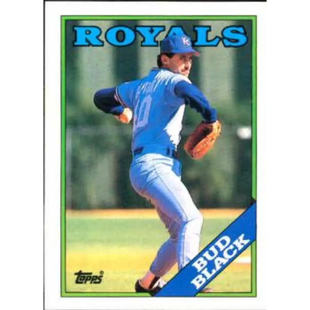 1988 Topps #301 Bud Black NM-MT Kansas City Royals Baseball Card  Image 1