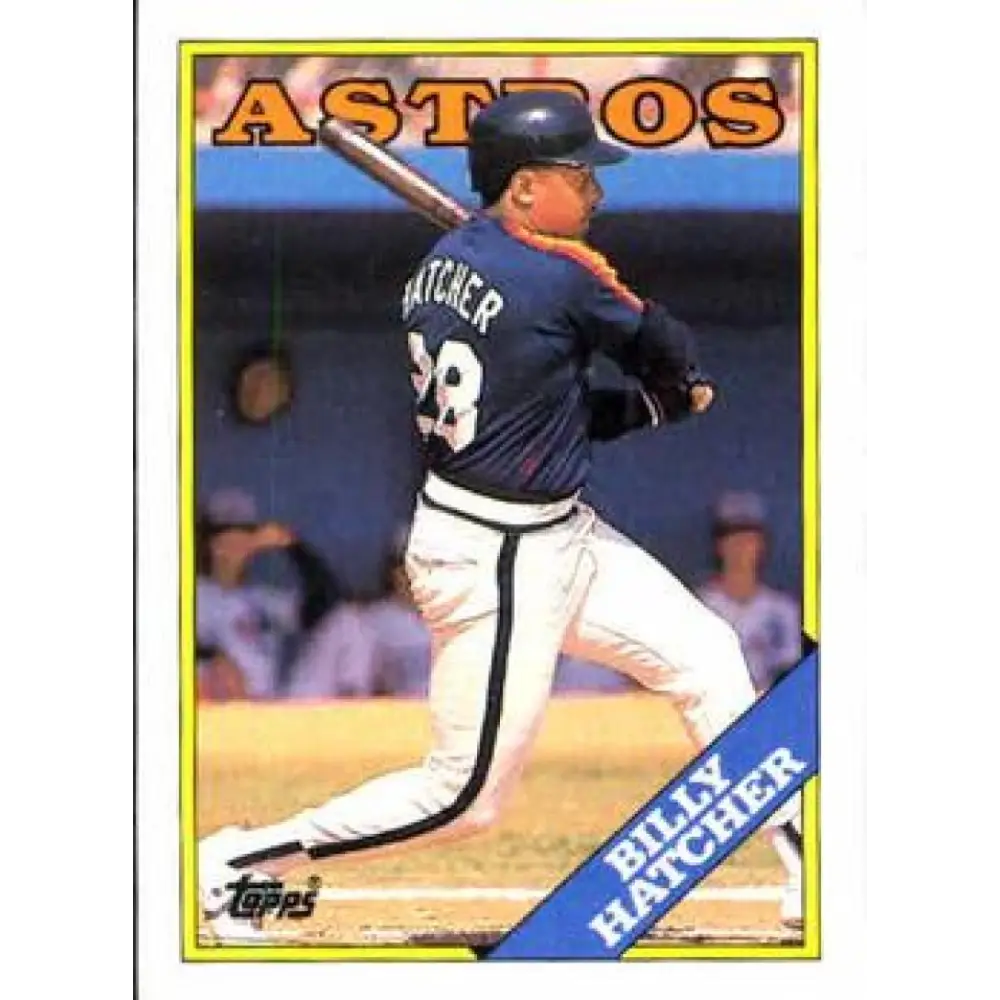 1988 Topps #306 Billy Hatcher NM-MT Houston Astros Baseball Card  Image 1