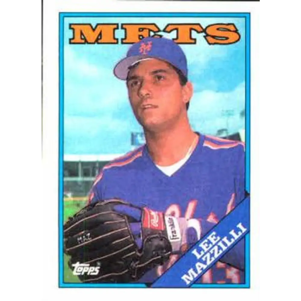 1988 Topps #308 Lee Mazzilli NM-MT New York Mets Baseball Card  Image 1