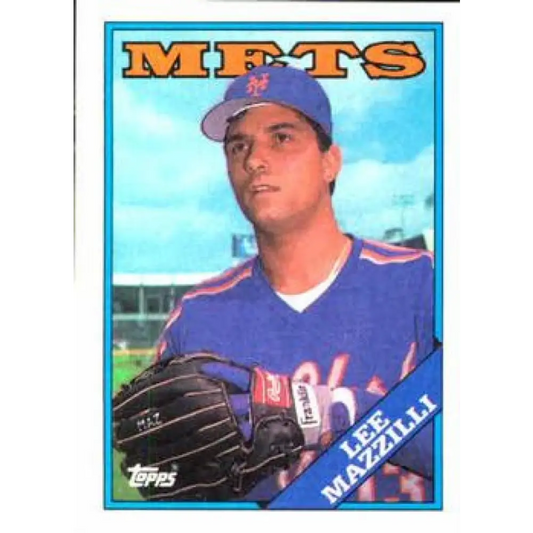 1988 Topps #308 Lee Mazzilli NM-MT New York Mets Baseball Card  Image 1