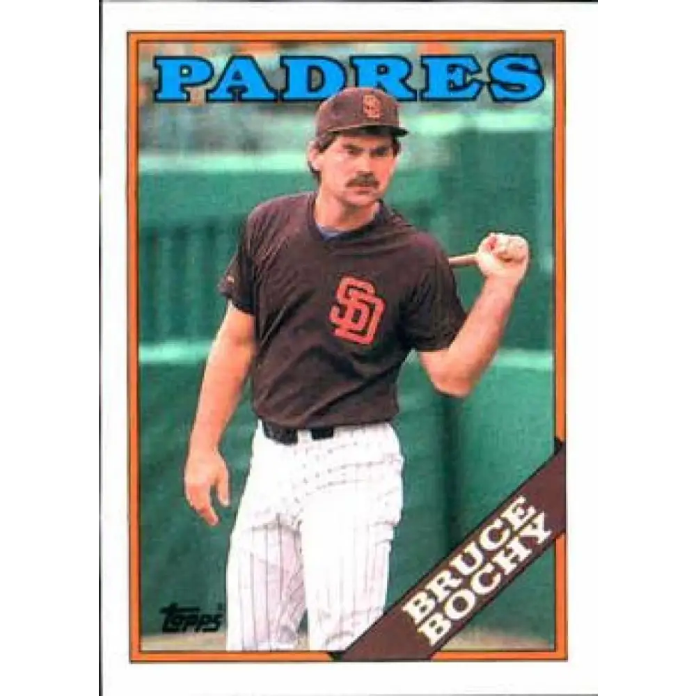 1988 Topps #31 Bruce Bochy NM-MT San Diego Padres Baseball Card  Image 1