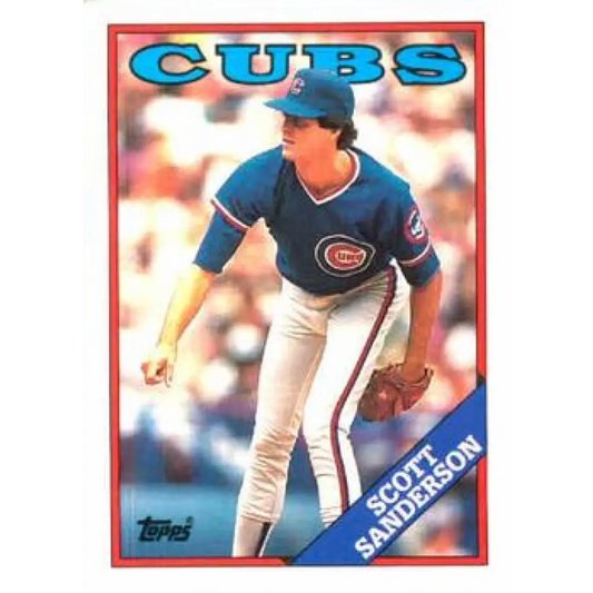 1988 Topps #311 Scott Sanderson NM-MT Chicago Cubs Baseball Card  Image 1