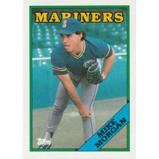1988 Topps #32 Mike Morgan NM-MT Seattle Mariners Baseball Card  Image 1