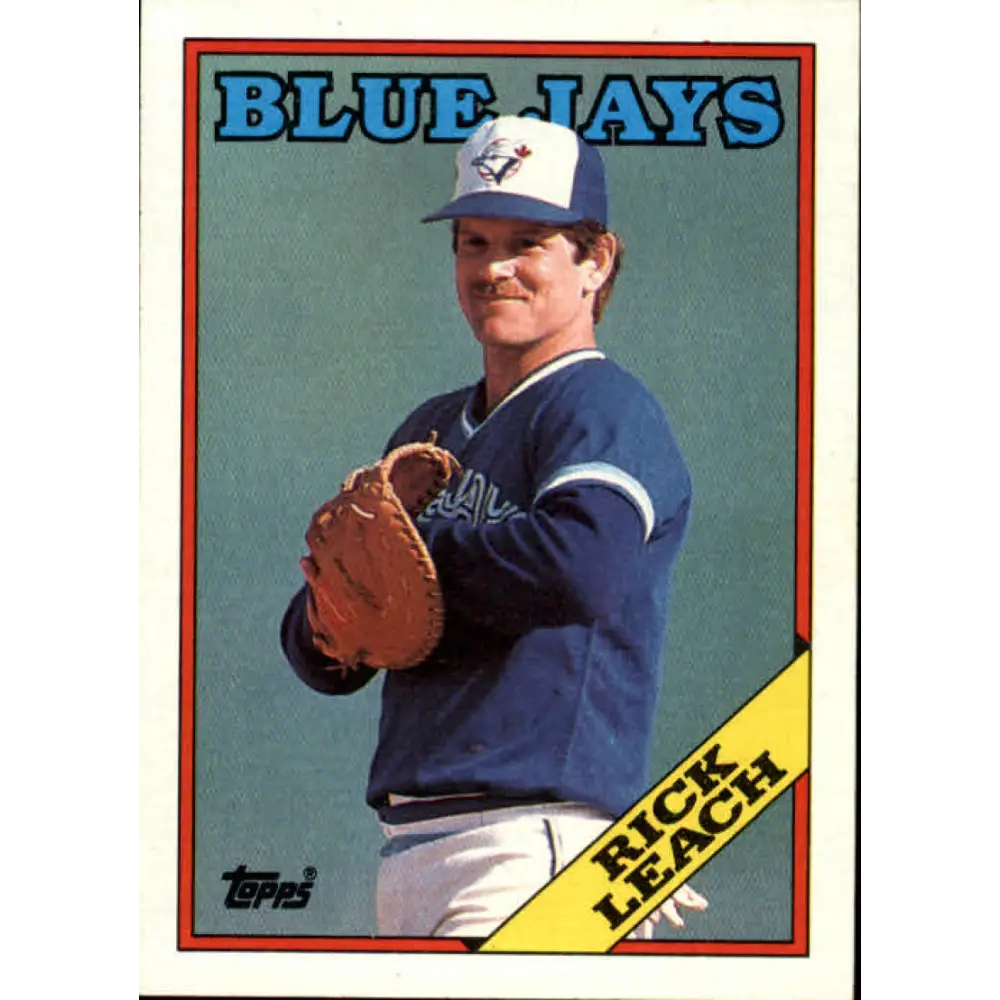 1988 Topps #323 Rick Leach NM-MT Toronto Blue Jays Baseball Card  Image 1