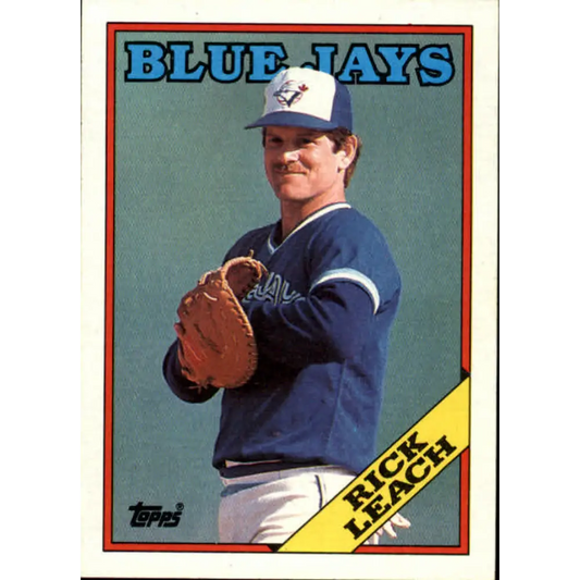 1988 Topps #323 Rick Leach NM-MT Toronto Blue Jays Baseball Card  Image 1