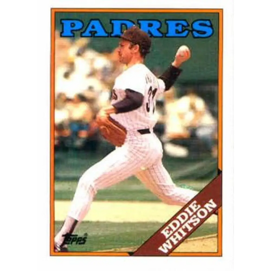 1988 Topps #330 Ed Whitson NM-MT San Diego Padres Baseball Card  Image 1