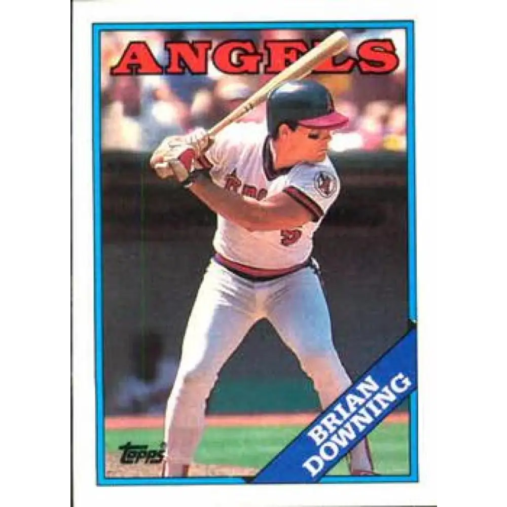 1988 Topps #331 Brian Downing NM-MT California Angels Baseball Card  Image 1