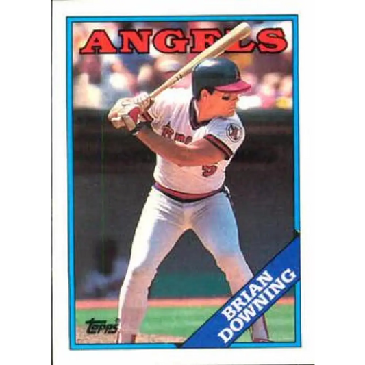 1988 Topps #331 Brian Downing NM-MT California Angels Baseball Card  Image 1