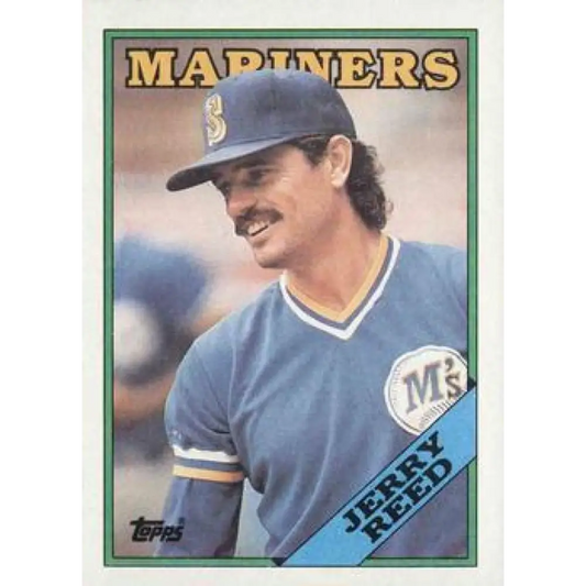 1988 Topps #332 Jerry Reed NM-MT Seattle Mariners Baseball Card  Image 1