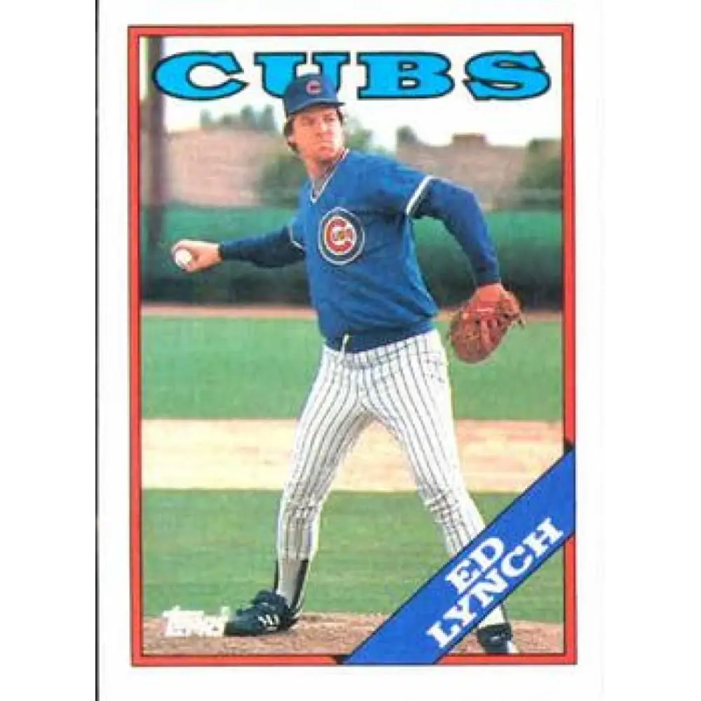 1988 Topps #336 Ed Lynch NM-MT Chicago Cubs Baseball Card  Image 1