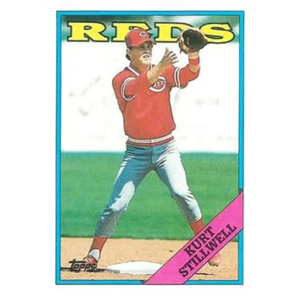 1988 Topps #339 Kurt Stillwell NM-MT Cincinnati Reds Baseball Card  Image 1