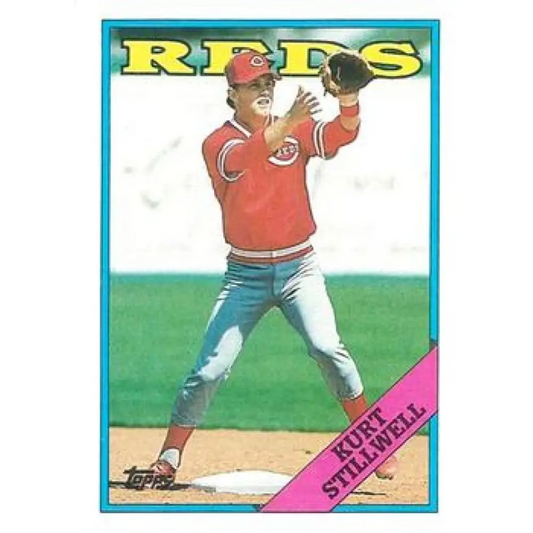 1988 Topps #339 Kurt Stillwell NM-MT Cincinnati Reds Baseball Card  Image 1