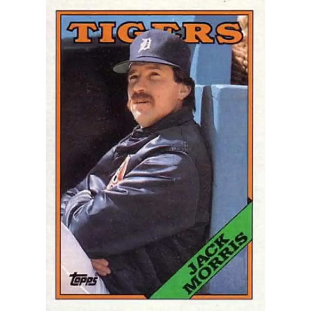 1988 Topps #340 Jack Morris NM-MT Detroit Tigers Baseball Card  Image 1
