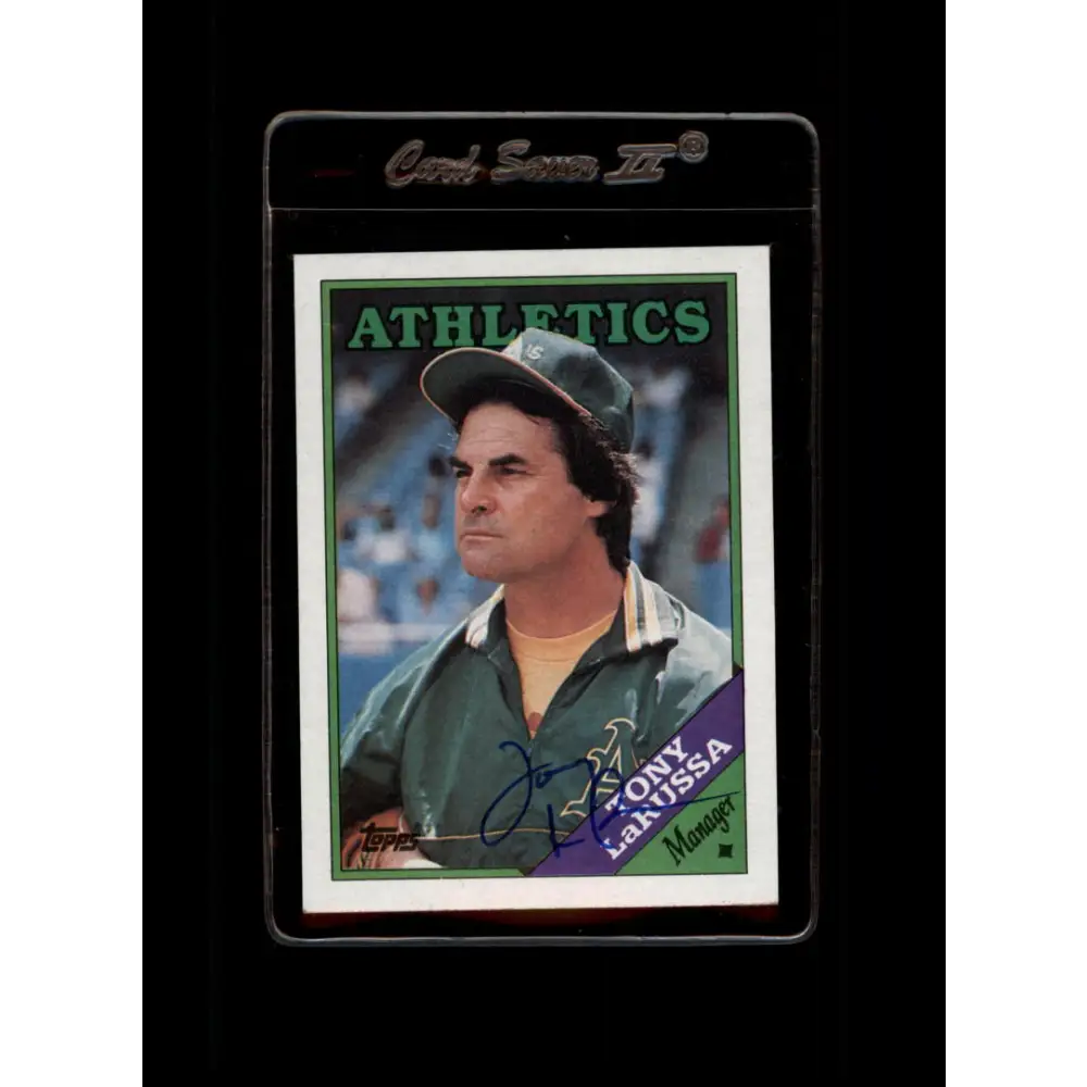 1988 Topps #344 Tony LaRussa NM-MT Oakland Athletics Baseball Card  Image 1