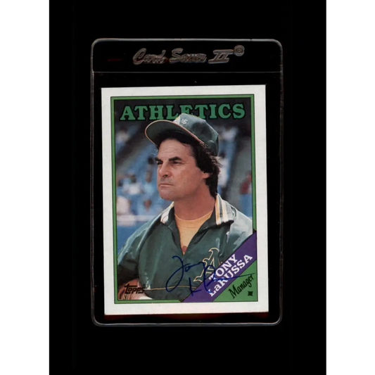 1988 Topps #344 Tony LaRussa NM-MT Oakland Athletics Baseball Card  Image 1