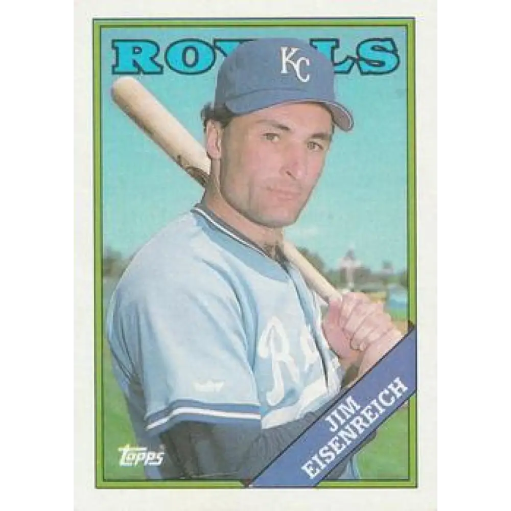 1988 Topps #348 Jim Eisenreich NM-MT Kansas City Royals Baseball Card  Image 1