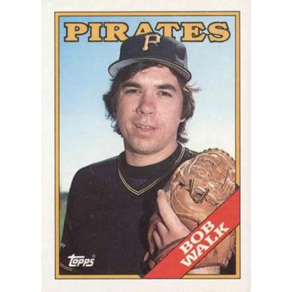 1988 Topps #349 Bob Walk NM-MT Pittsburgh Pirates Baseball Card  Image 1