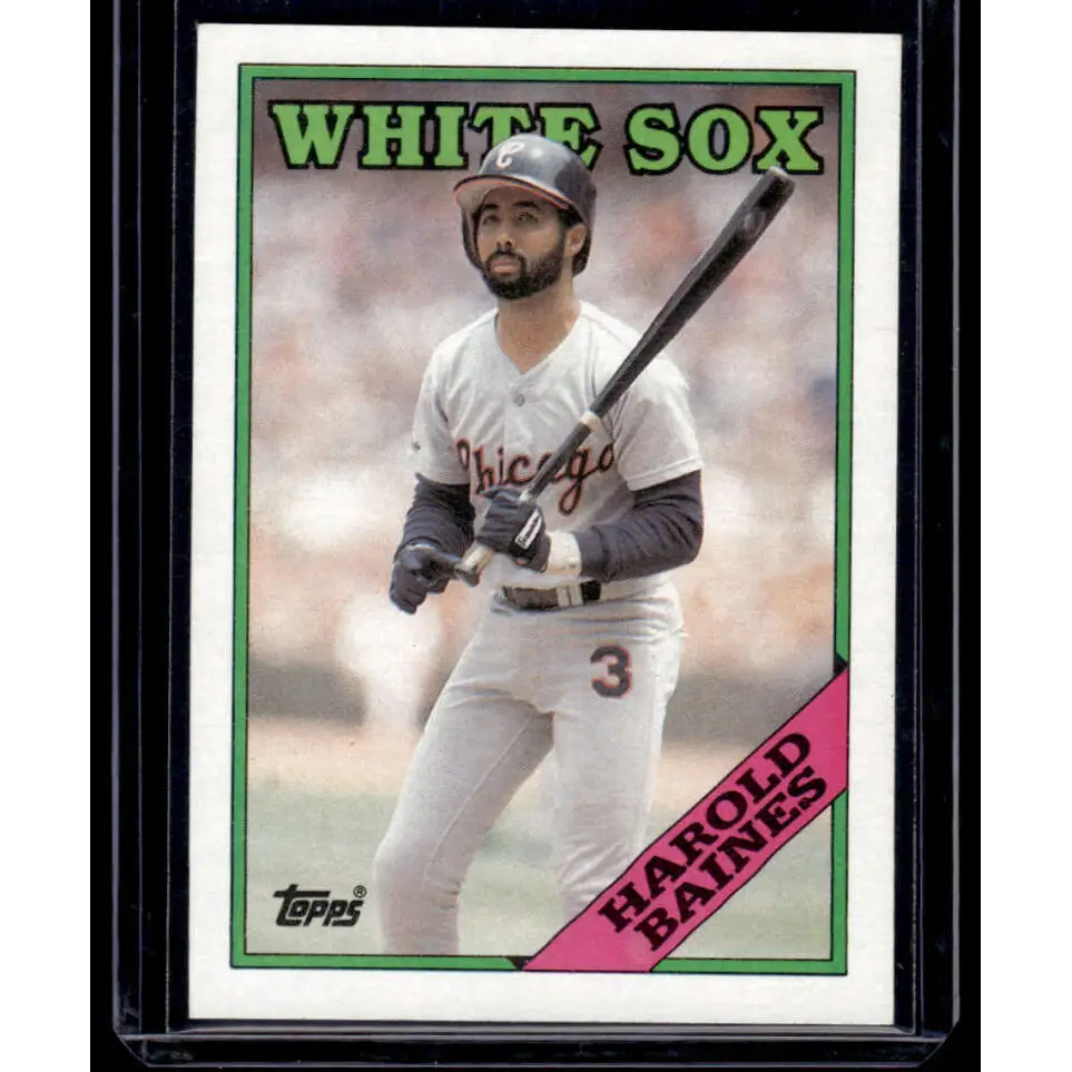 1988 Topps #35 Harold Baines Chicago White Sox NM-MT Image 1