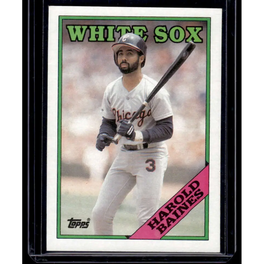 1988 Topps #35 Harold Baines Chicago White Sox NM-MT Image 1