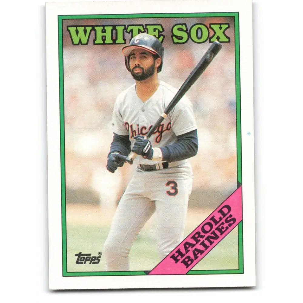 1988 Topps #35 Harold Baines NM-MT Chicago White Sox Baseball Card  Image 1