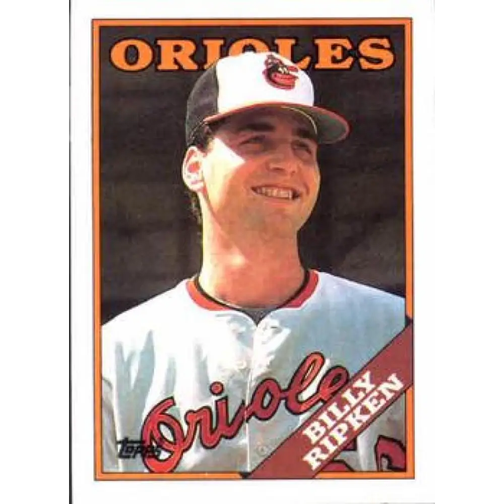 1988 Topps #352 Billy Ripken NM-MT RC Rookie Baltimore Orioles Baseball Card  Image 1