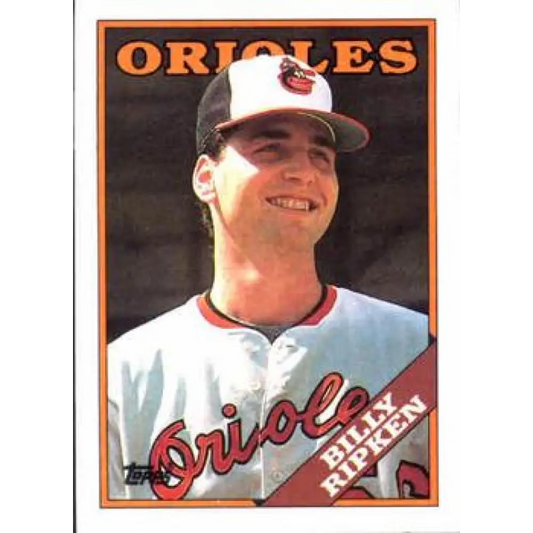 1988 Topps #352 Billy Ripken NM-MT RC Rookie Baltimore Orioles Baseball Card  Image 1