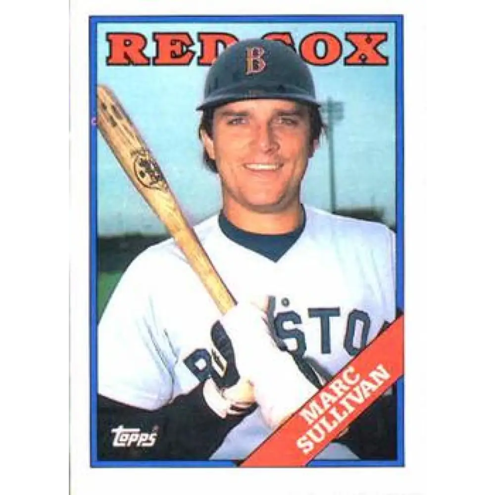 1988 Topps #354 Marc Sullivan NM-MT Boston Red Sox Baseball Card  Image 1
