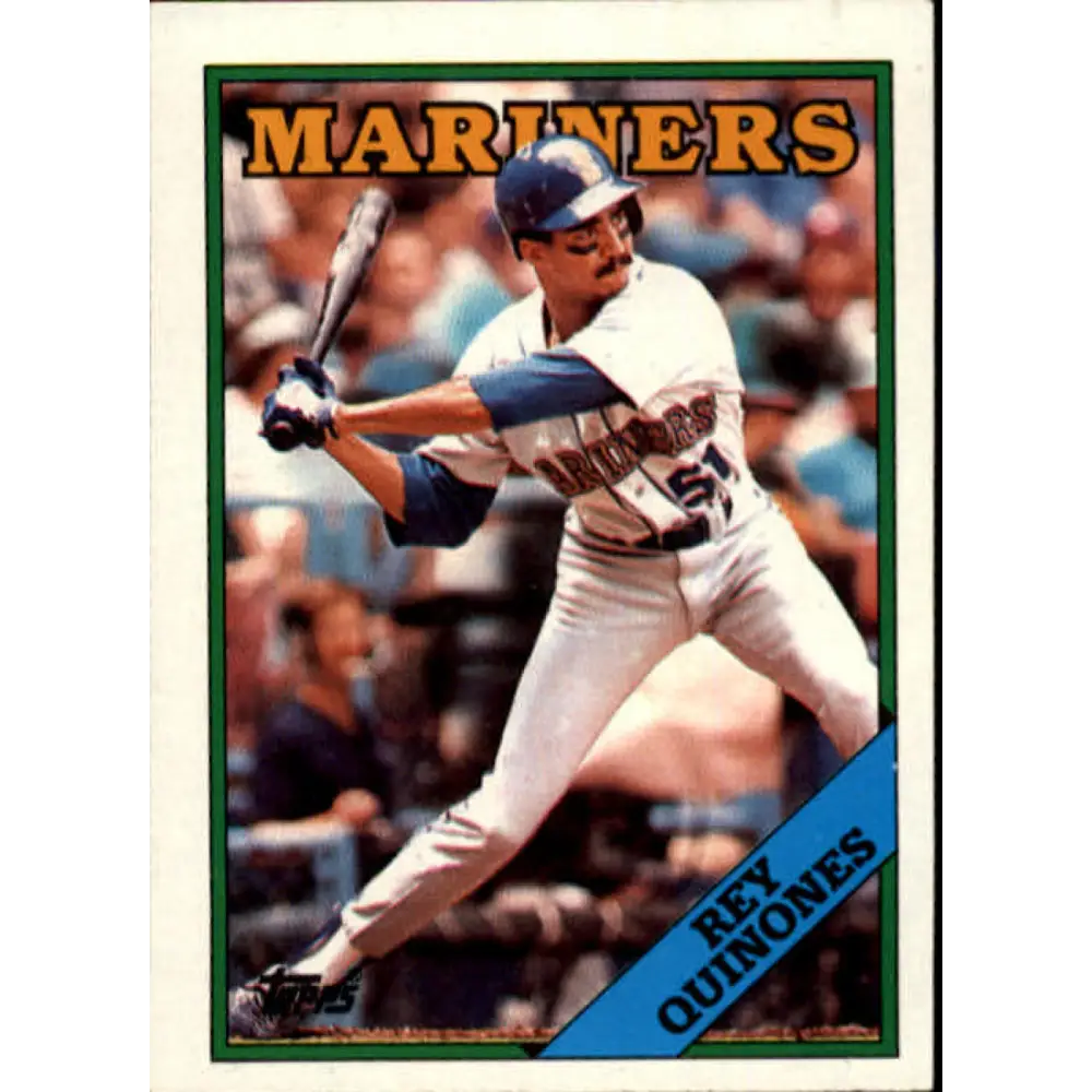 1988 Topps #358 Rey Quinones NM-MT Seattle Mariners Baseball Card  Image 1
