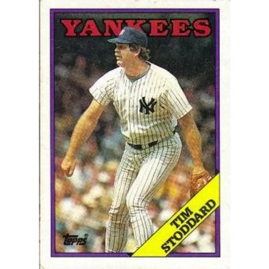 1988 Topps #359 Tim Stoddard NM-MT New York Yankees Baseball Card  Image 1